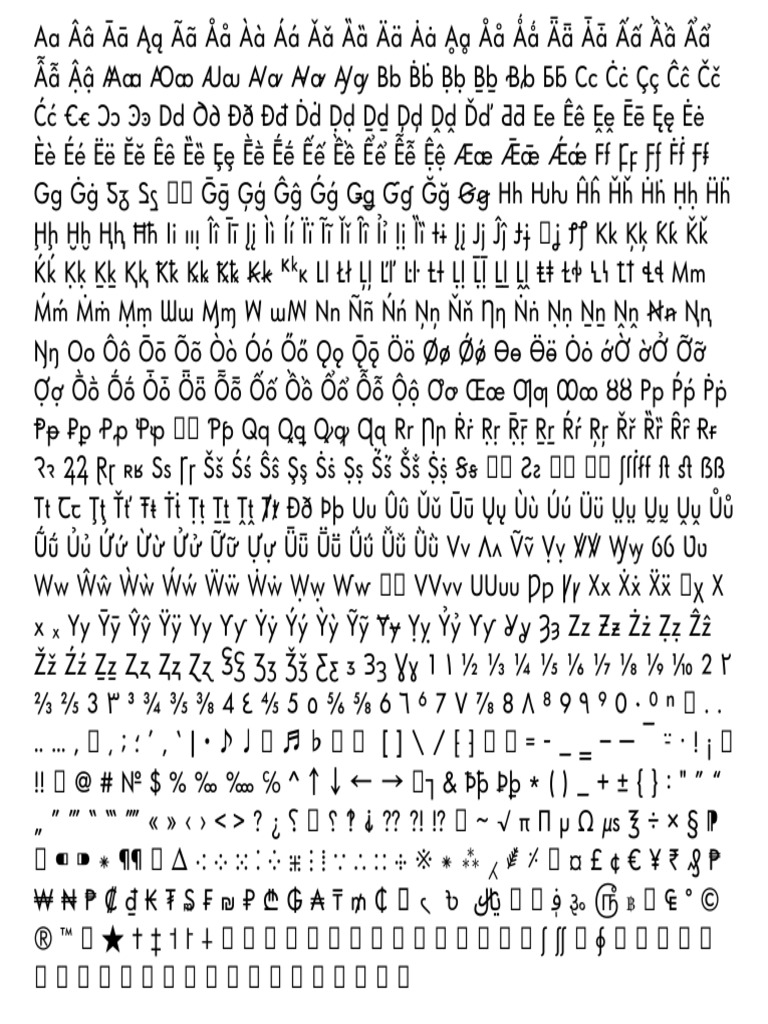Font Tester Ultima | PDF