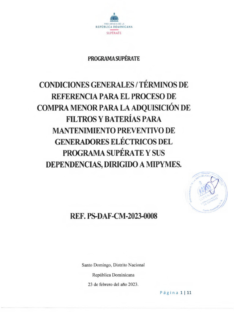 Condiciones Generales | PDF | Economias