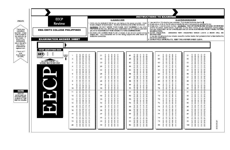 EECP Review at EMITS College | PDF