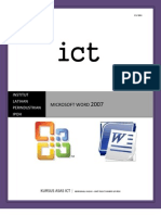 Microsoft Word 2007 in Malay Vision