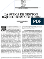 Critica Sobre El Tratado de Optica de Newton