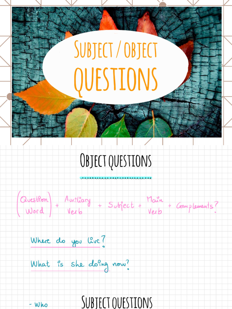 English Question Structure Guide | PDF