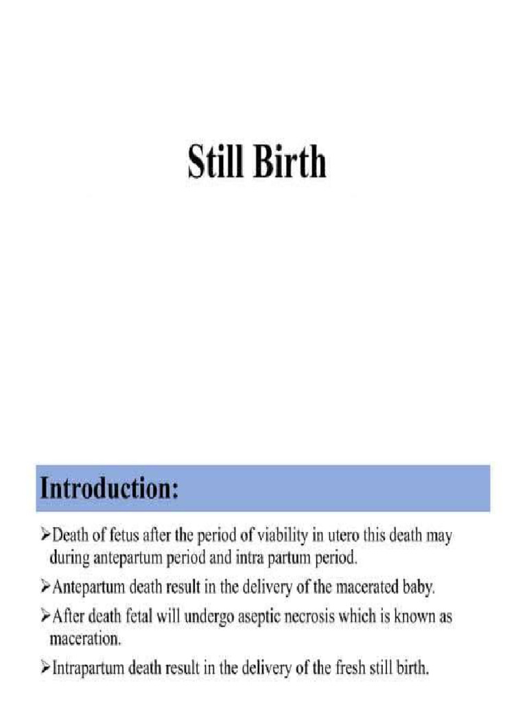 Still Birth | PDF