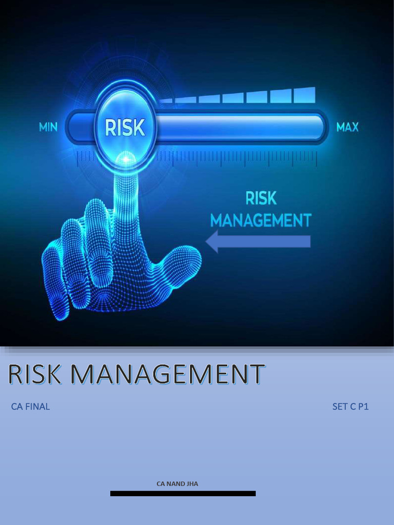 CA Final Risk Management MCQs | PDF | Risk | Audit