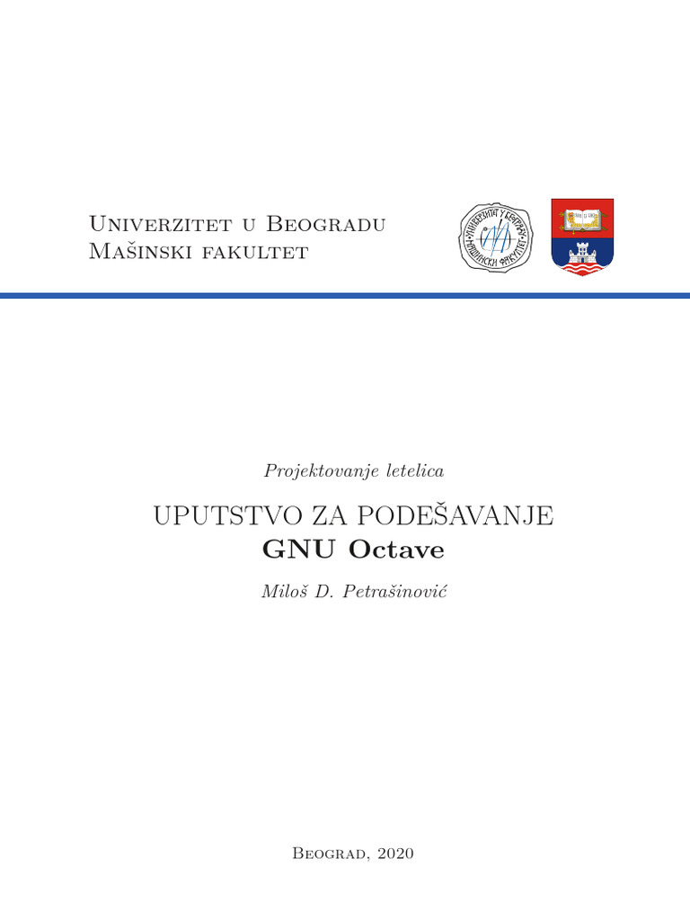 Octave Podesavanja | PDF