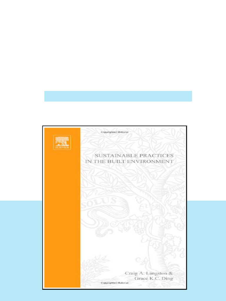 Sustainable Practices In The Built Environment 2nd Edition Craig ...