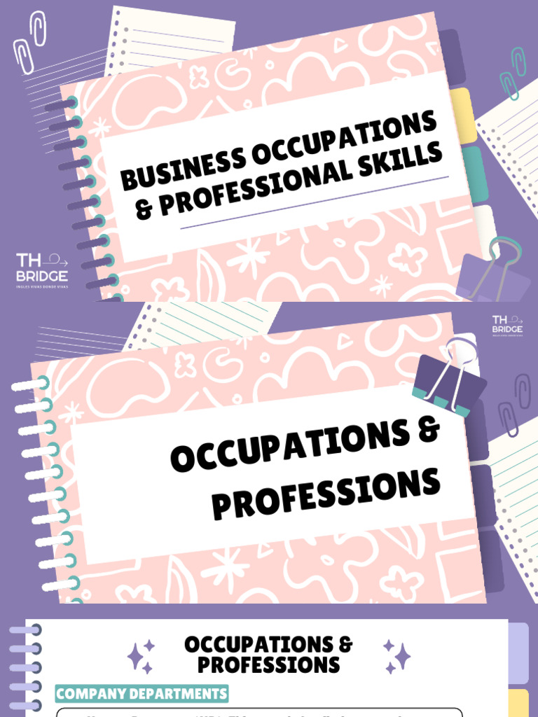 Business Occupations and Skills Guide | PDF | Human Communication ...