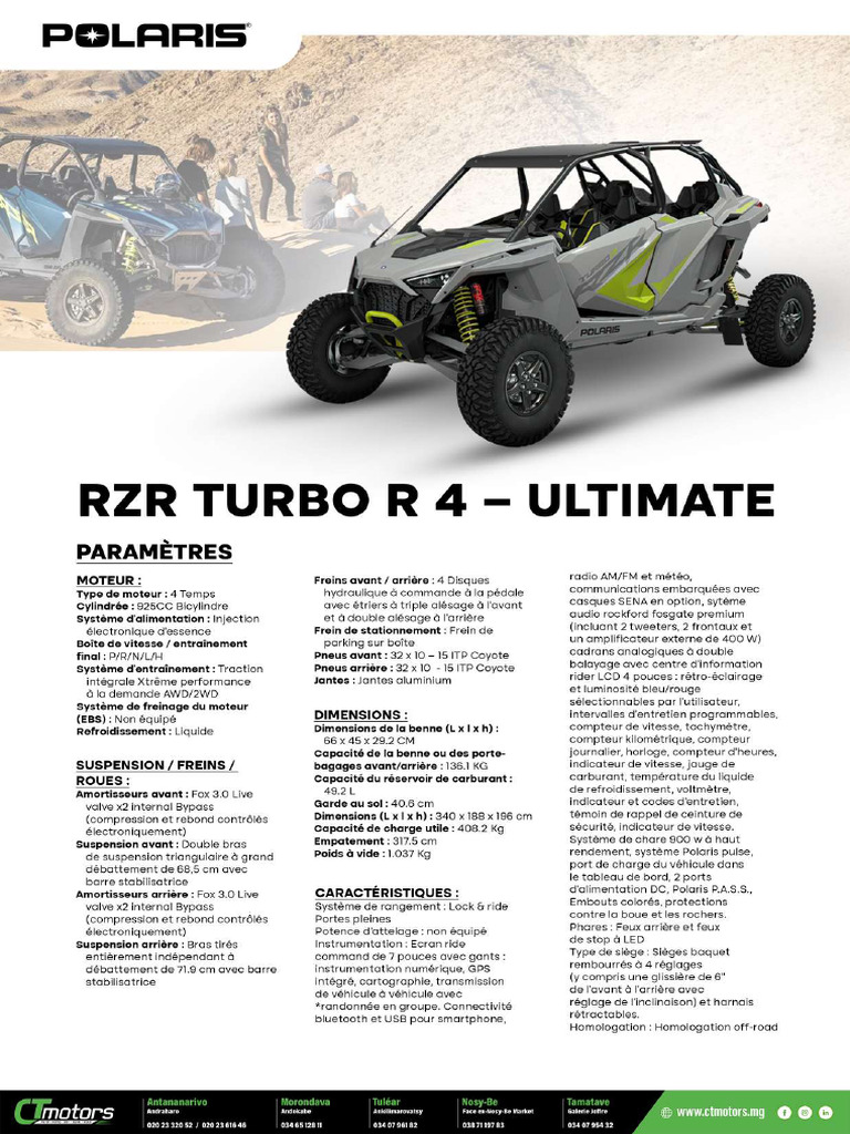 RZR Turbo R 4 - Ultimate 1 | PDF