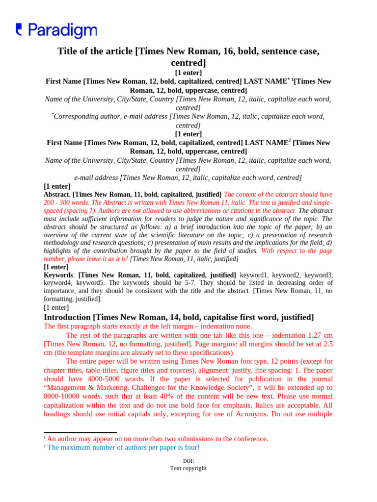 ICBE 2026 Authors Template (1) | PDF | Paragraph | Abstract (Summary)