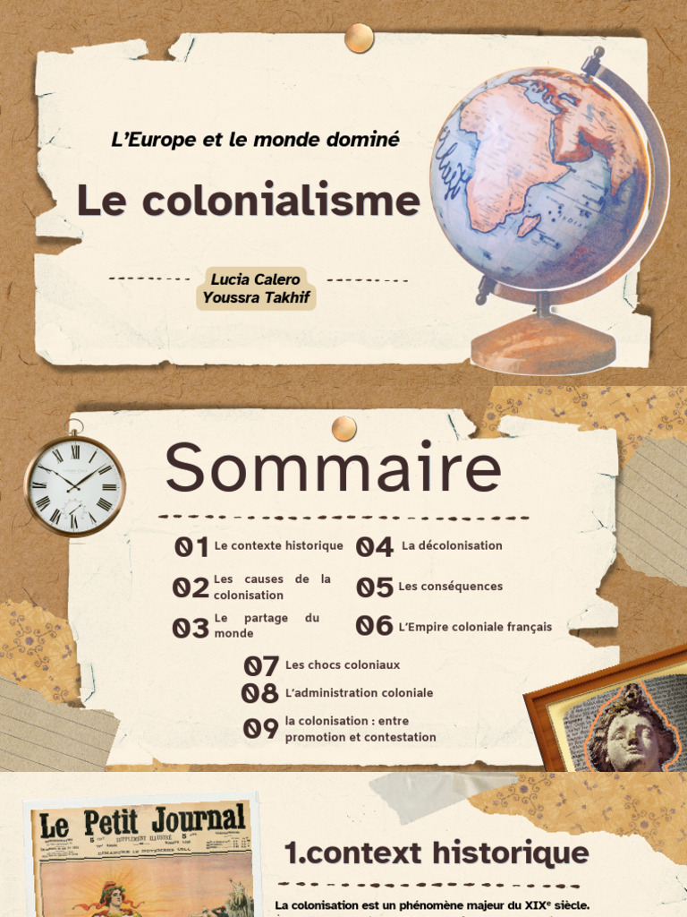 Histoire et impacts du colonialisme européen | PDF | Colonisation ...