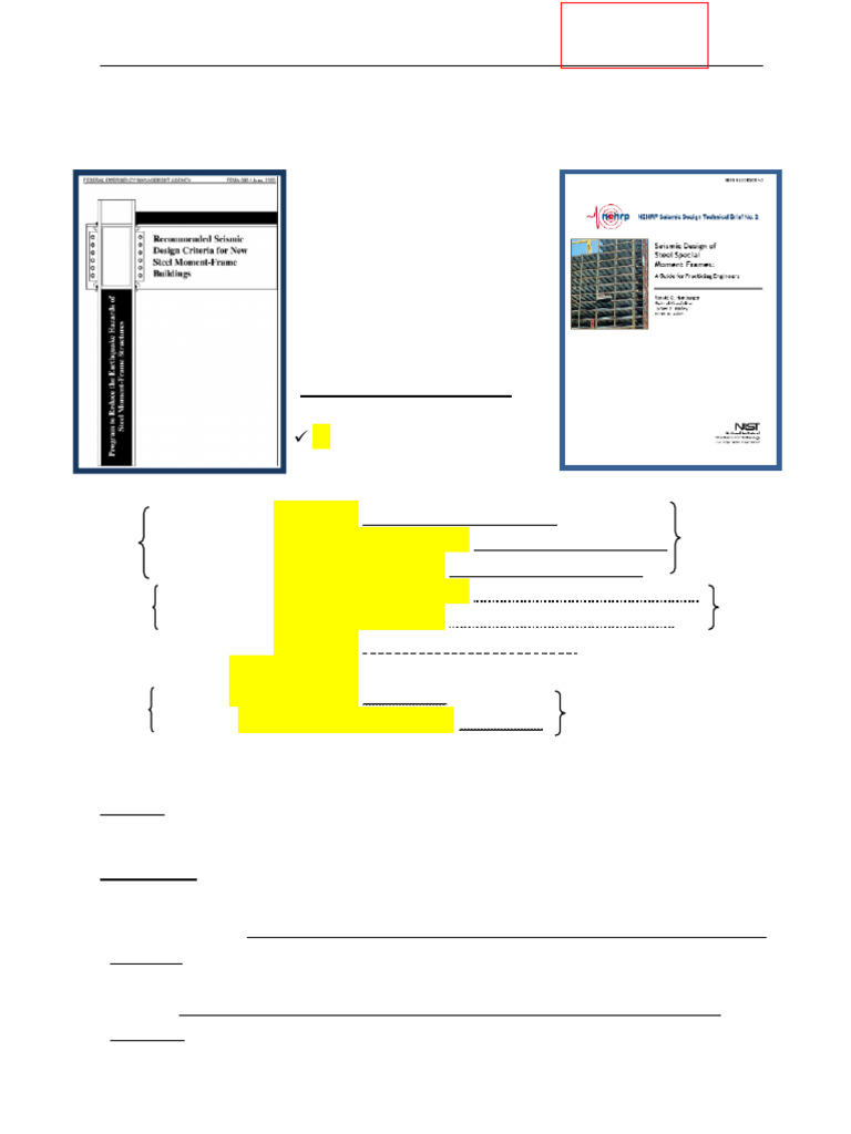 Seismic Design Principles for Steel Structures | PDF | Earthquakes ...