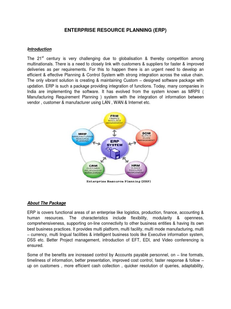 43 Enterprise Resource Planning Pdf Enterprise Resource Planning