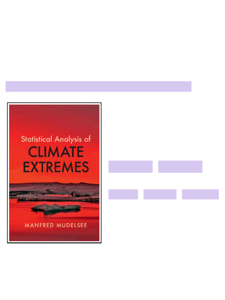Cambridge University Press Statistical Analysis of Climate Extremes ...