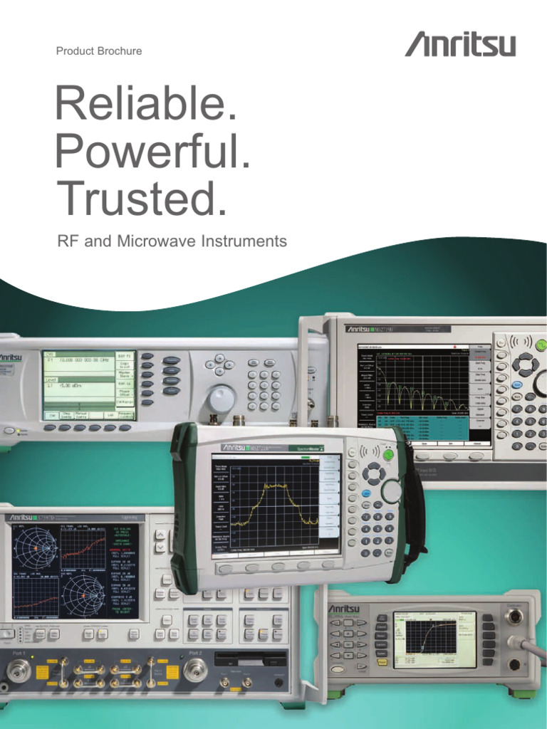 RF & Microwave Testing Solutions Brochure | PDF | Radio Spectrum ...