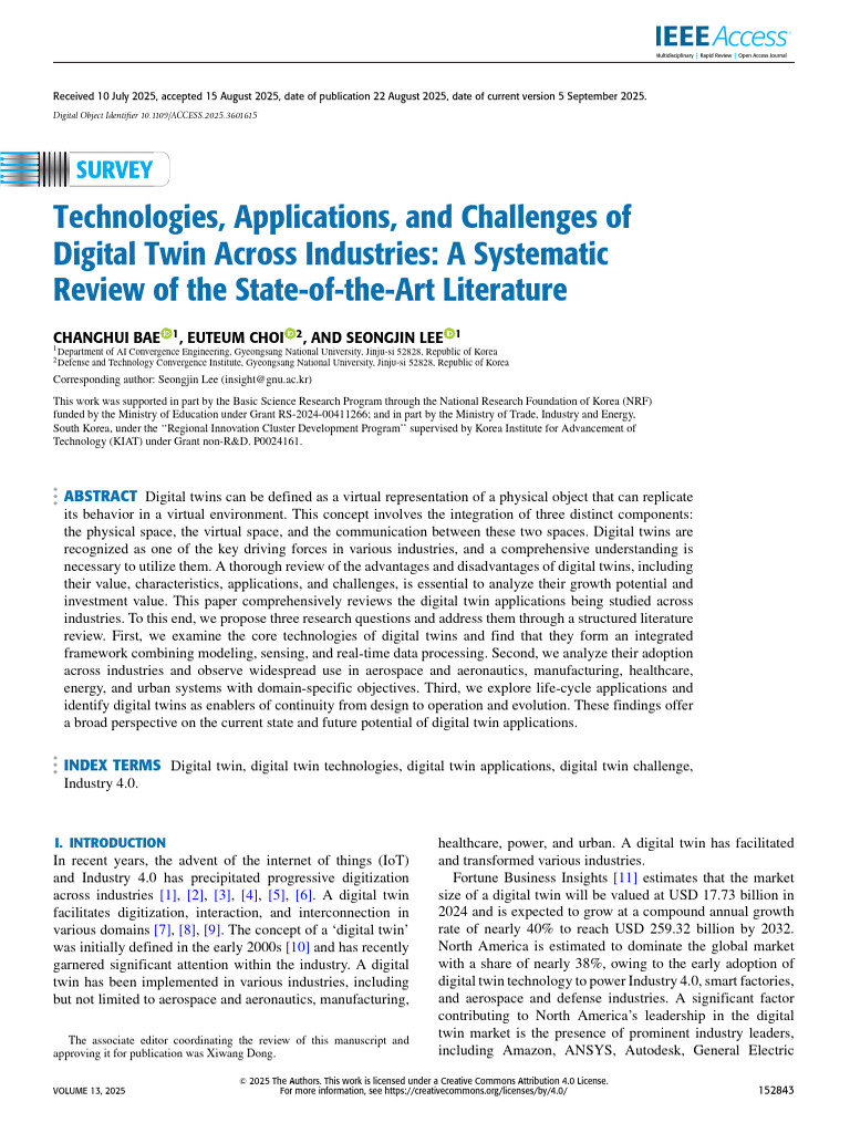Digital Twin Technologies and Applications | PDF | Simulation ...