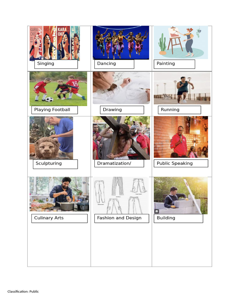 Creative Arts and Sports Activities | PDF