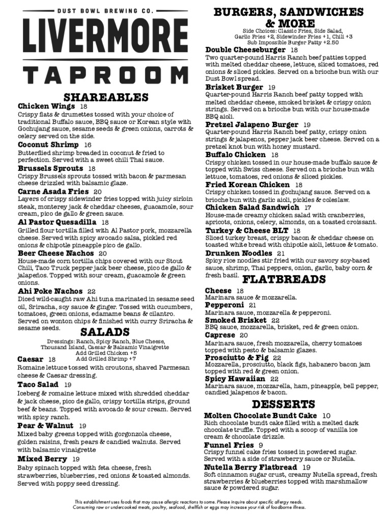 Shareable Appetizers and Salads Menu | PDF | Hamburgers | Sauce