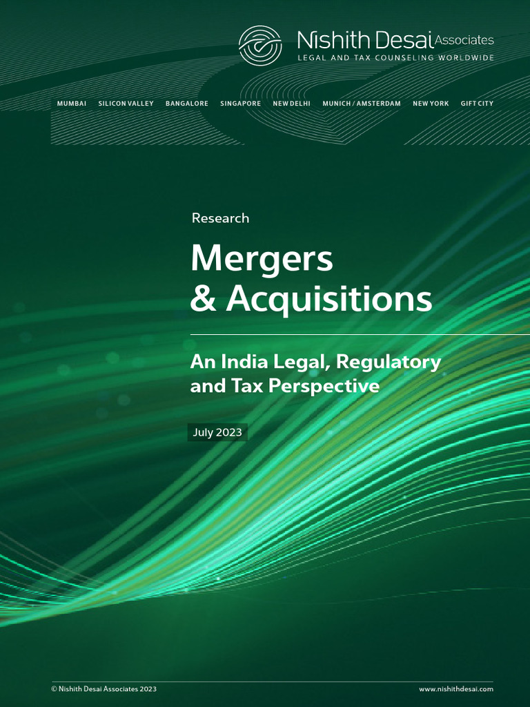 Mergers Acquisitions in India[1] | PDF | Mergers And Acquisitions ...