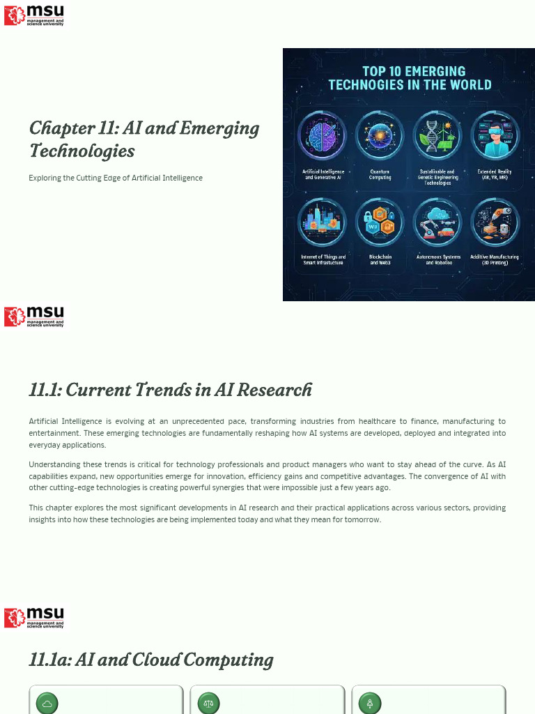 Chapter 11 AI and Emerging Technologies | PDF | Artificial Intelligence ...