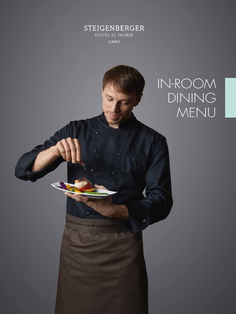 In-Room Dining Menu | PDF | Foods | Cuisine