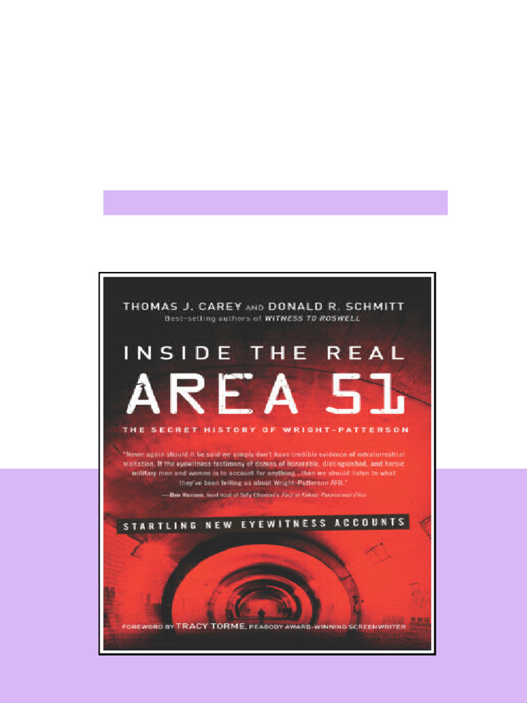 Inside The Real Area 51 Carey Thomas Jschmitt Donald R Full Chapters ...