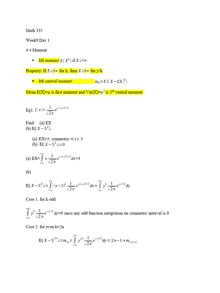 Week9 Class1 | PDF | Mathematics