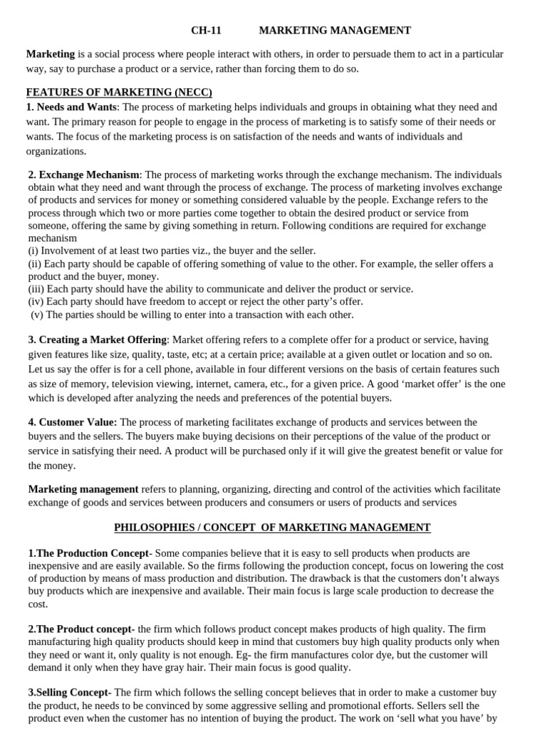 Marketing Management Essentials Explained | PDF | Marketing | Brand