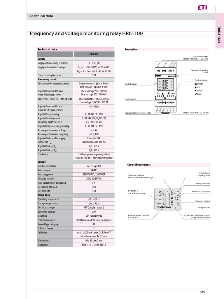 fisa-tehnica-eti-002470303-5792 | PDF | Alternating Current | Mains ...