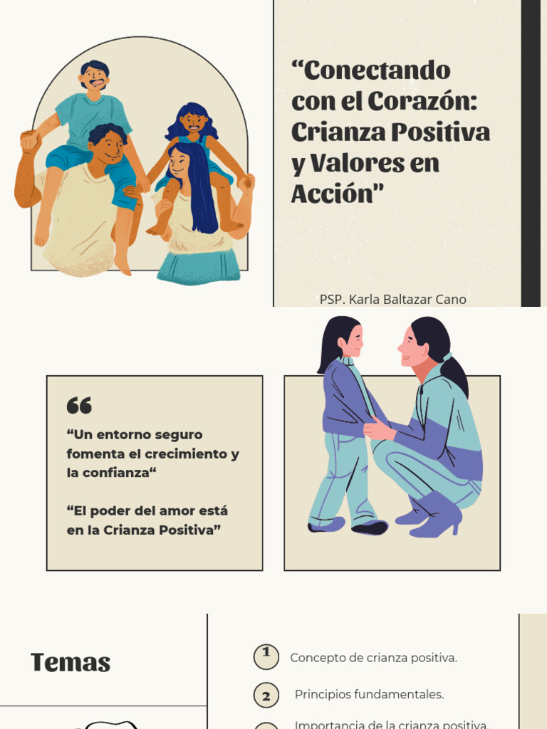 Crianza Positiva: Claves y Desafíos | PDF | Las emociones | Sicología