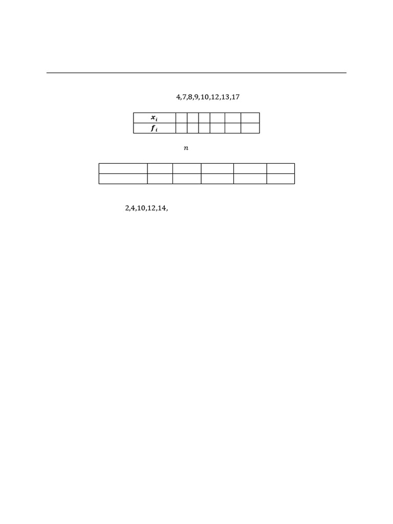 XI Chapter 13 Statistics | PDF