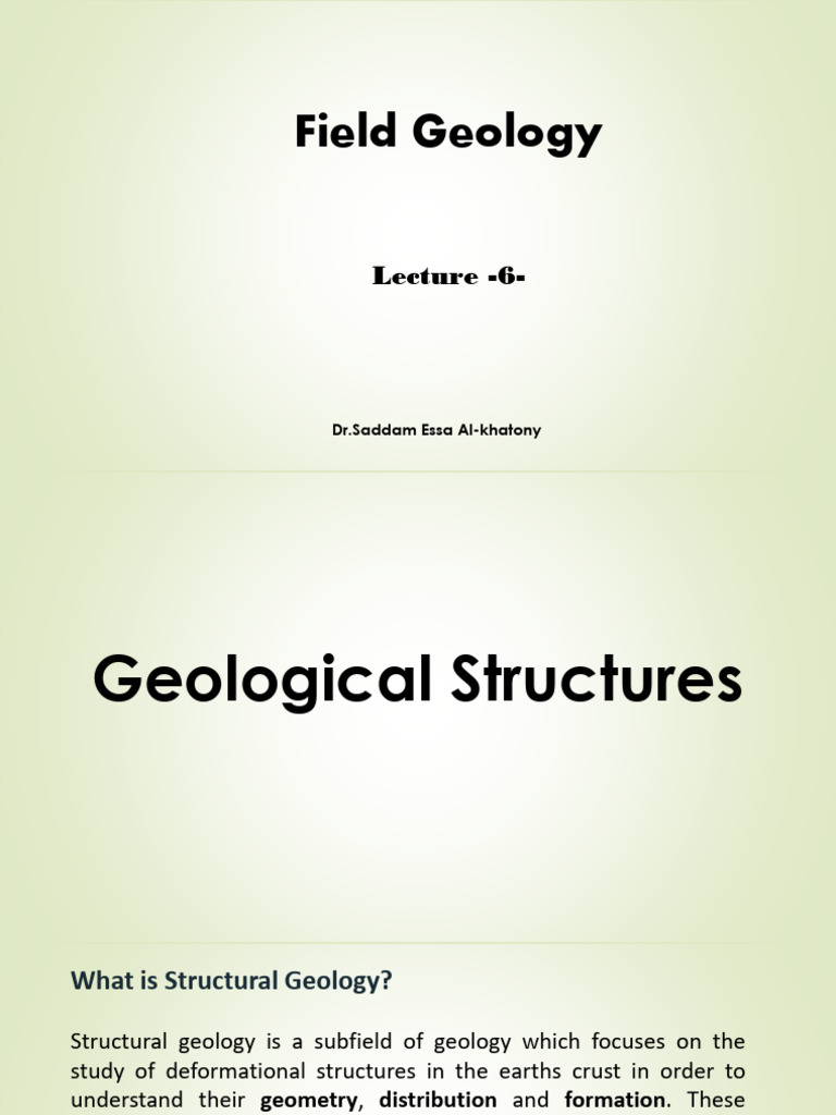 Understanding Geological Structures | PDF | Fault (Geology ...
