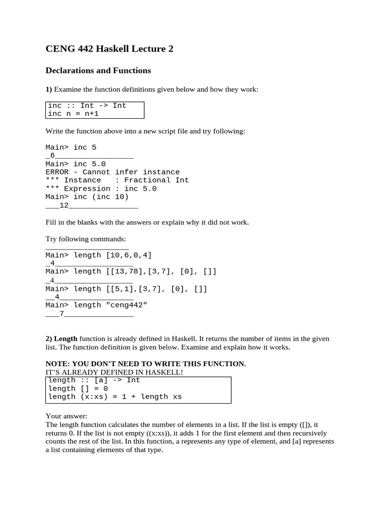 A2_ceng442_haskell2_hw2(4) | PDF | Mathematics | Algorithms And Data ...