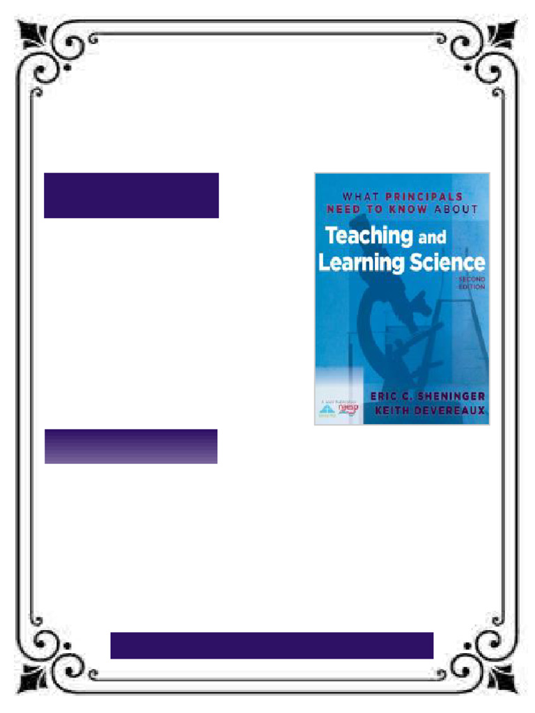 What Principals Need to Know About Teaching and Learning Science 2nd ...