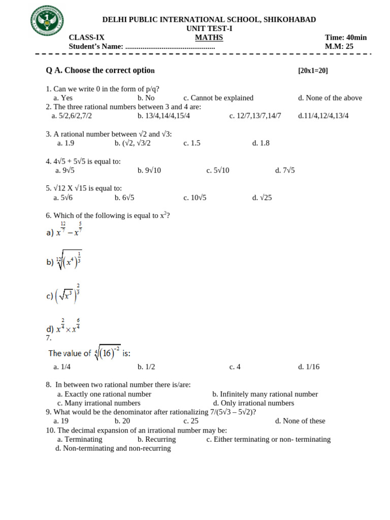 9 | PDF | Interest | Rational Number
