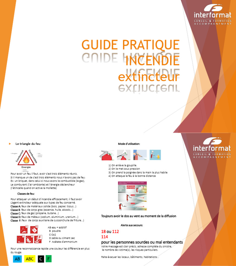 Guide sur l'Extinction des Incendies | PDF