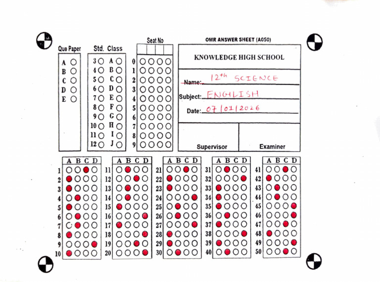 Revised Answer Key | PDF