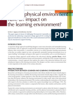 Can The Physical Environment Have An Impact On The Learning Environment?