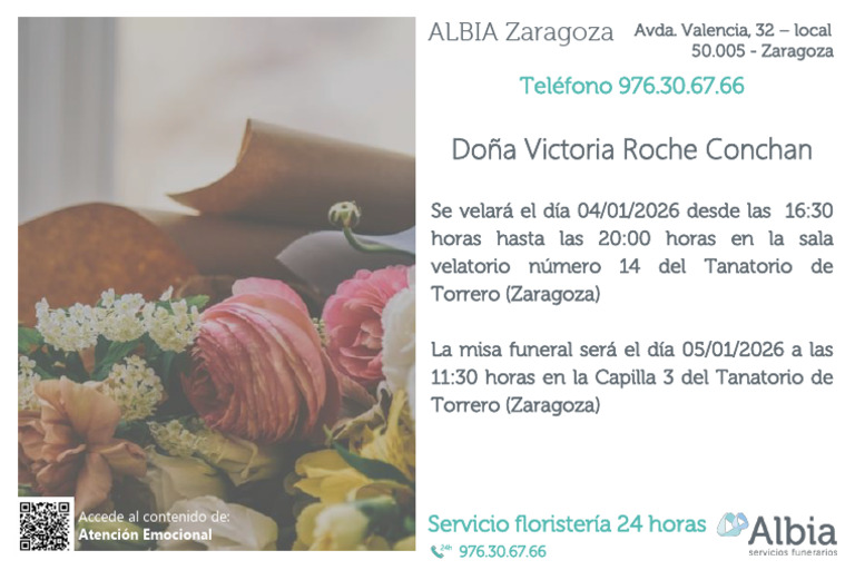 Velatorio y Misa en Tanatorio Torrero | PDF