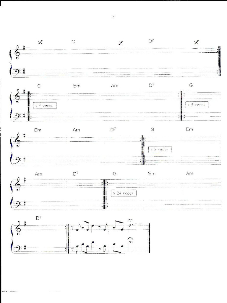 Tal para Cual-Piano Hoja 2 | PDF