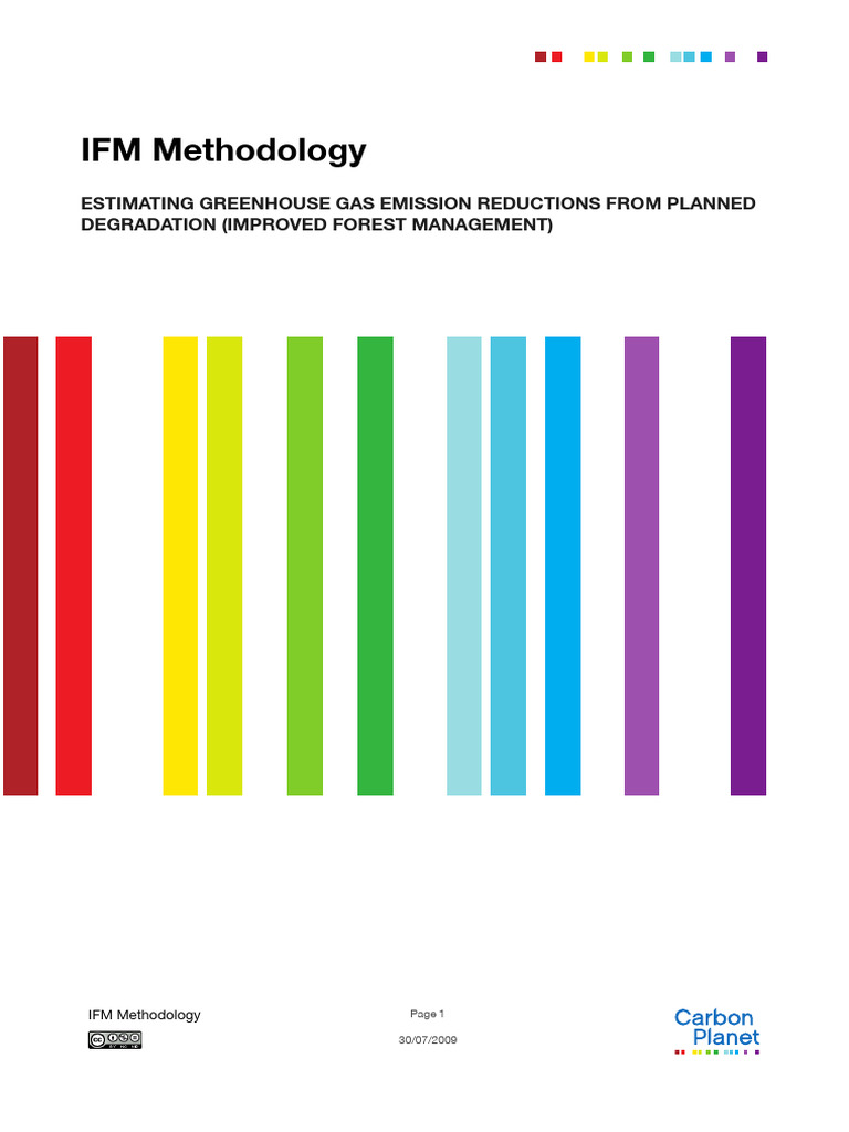 IFM Methodology for GHG Reduction | PDF | Greenhouse Gas | Carbon Sink