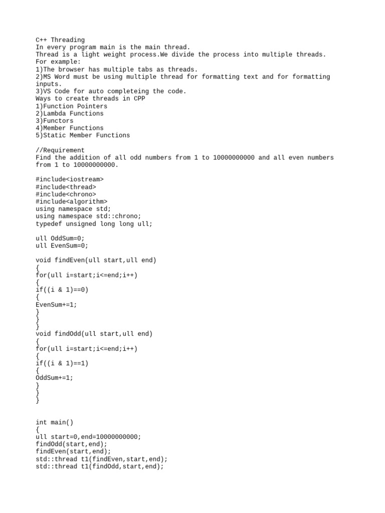 C++ Threading Techniques Explained | PDF