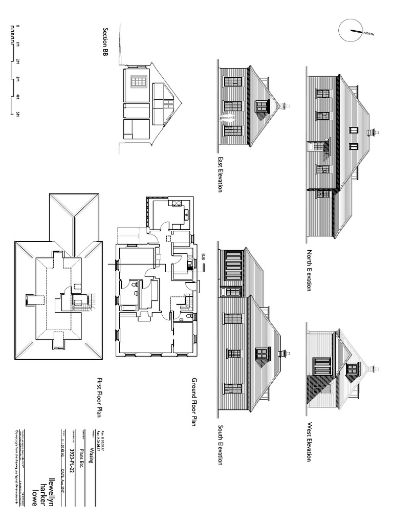17 02615 FUL-Proposed Elevations Floor Plans and Section-936222 | PDF