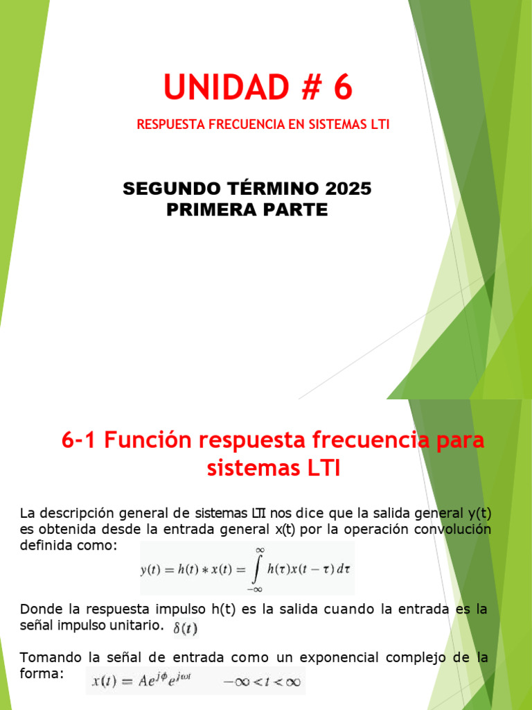 Unidad 6_1ra Parte_rpta en Frecuencia_2t 2025 | PDF | Funcion ...