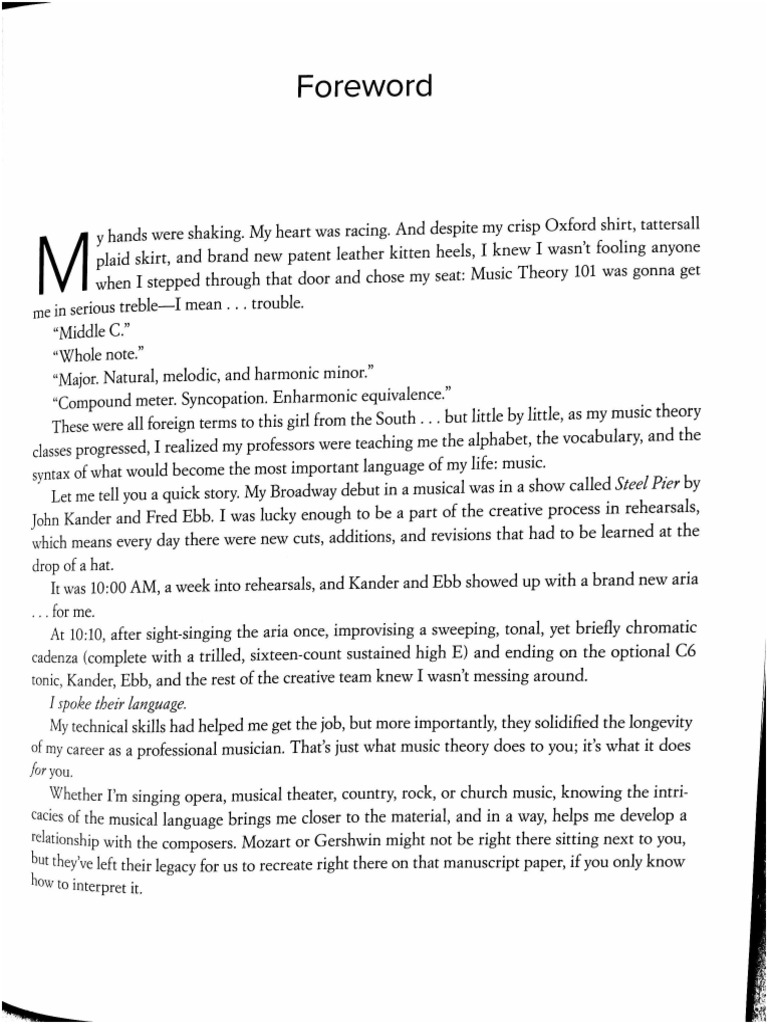 Chapter 2.5 Foreword by Kristin Chenoweth | PDF