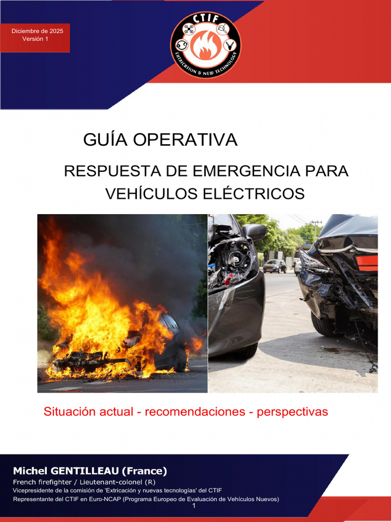 Rescate y seguridad en vehículos eléctricos | PDF | Vehículo híbrido ...