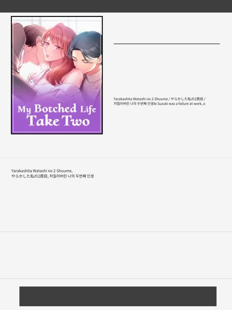 My Botched Life Take Two | PDF | Comics
