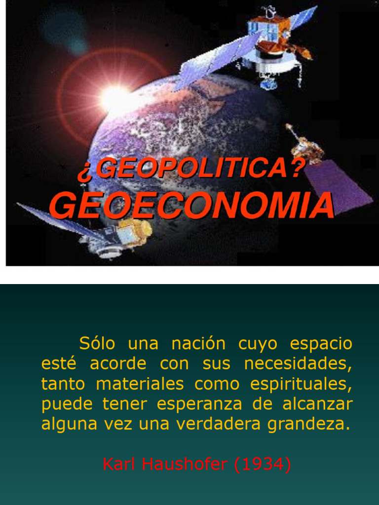 Geopolítica: Influencia del Espacio en el Poder | PDF | Geopolítica ...