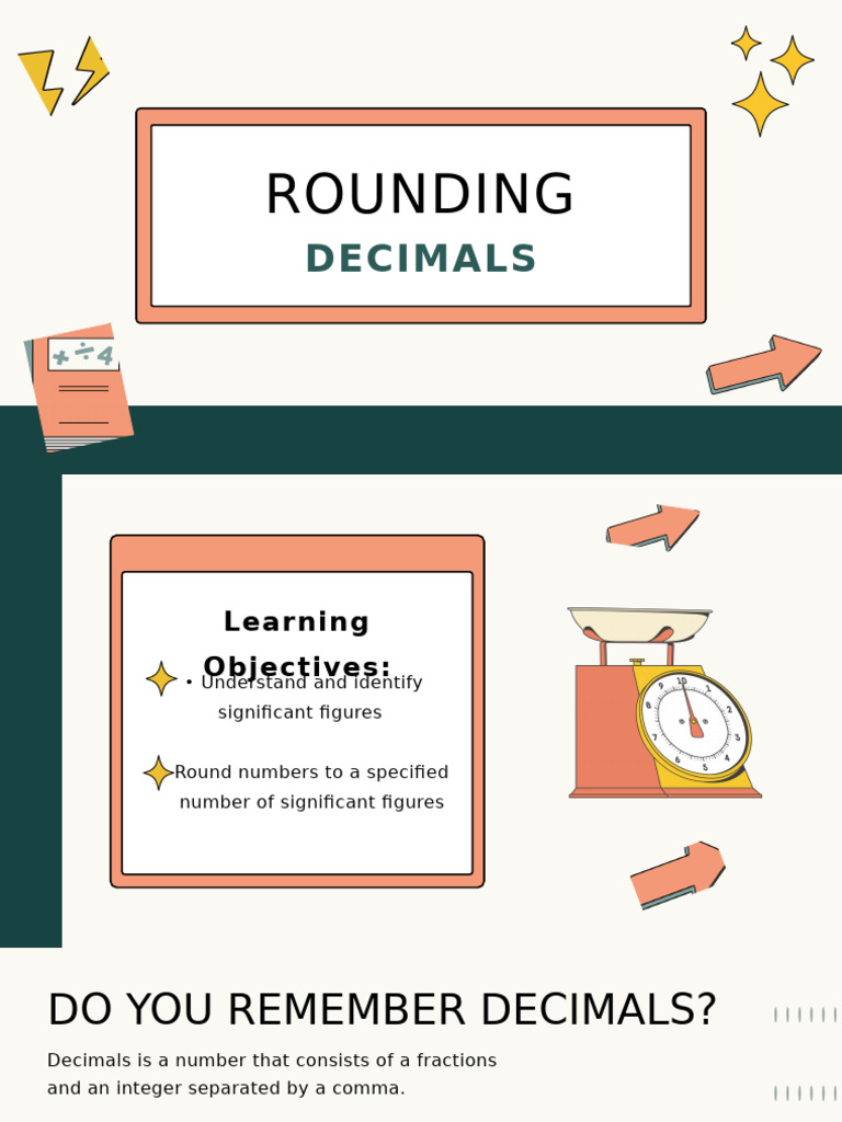 Rounding Decimals and Significant Figures | PDF
