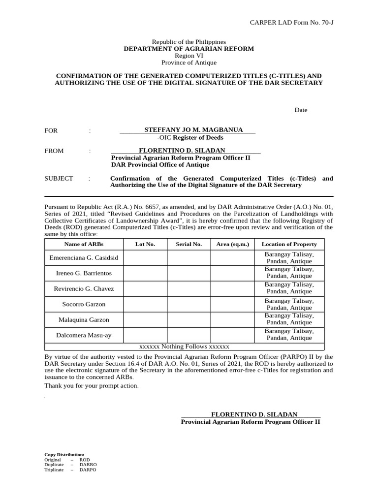 Sample Form J_031012 | PDF
