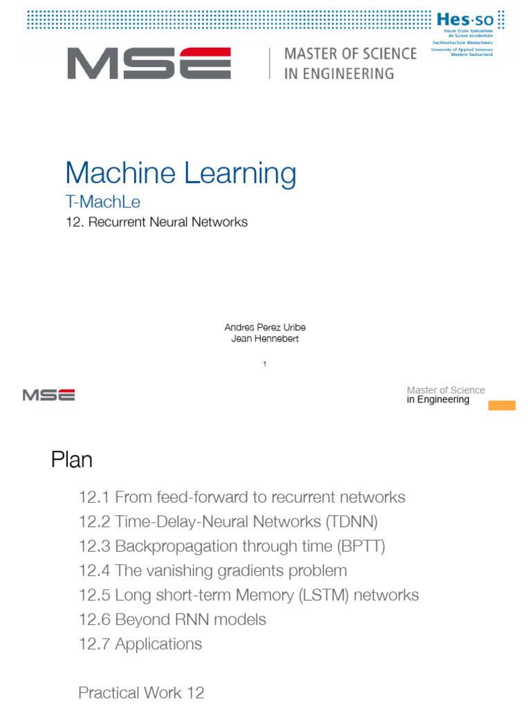 Understanding Recurrent Neural Networks | PDF | Statistical ...